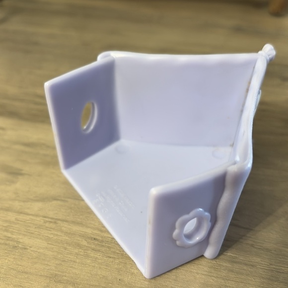 PRE OWNED HASBRO Littlest Pet Shop - Purple Camping Tent & Snow Bunny Rabbit - Picture 8 of 15